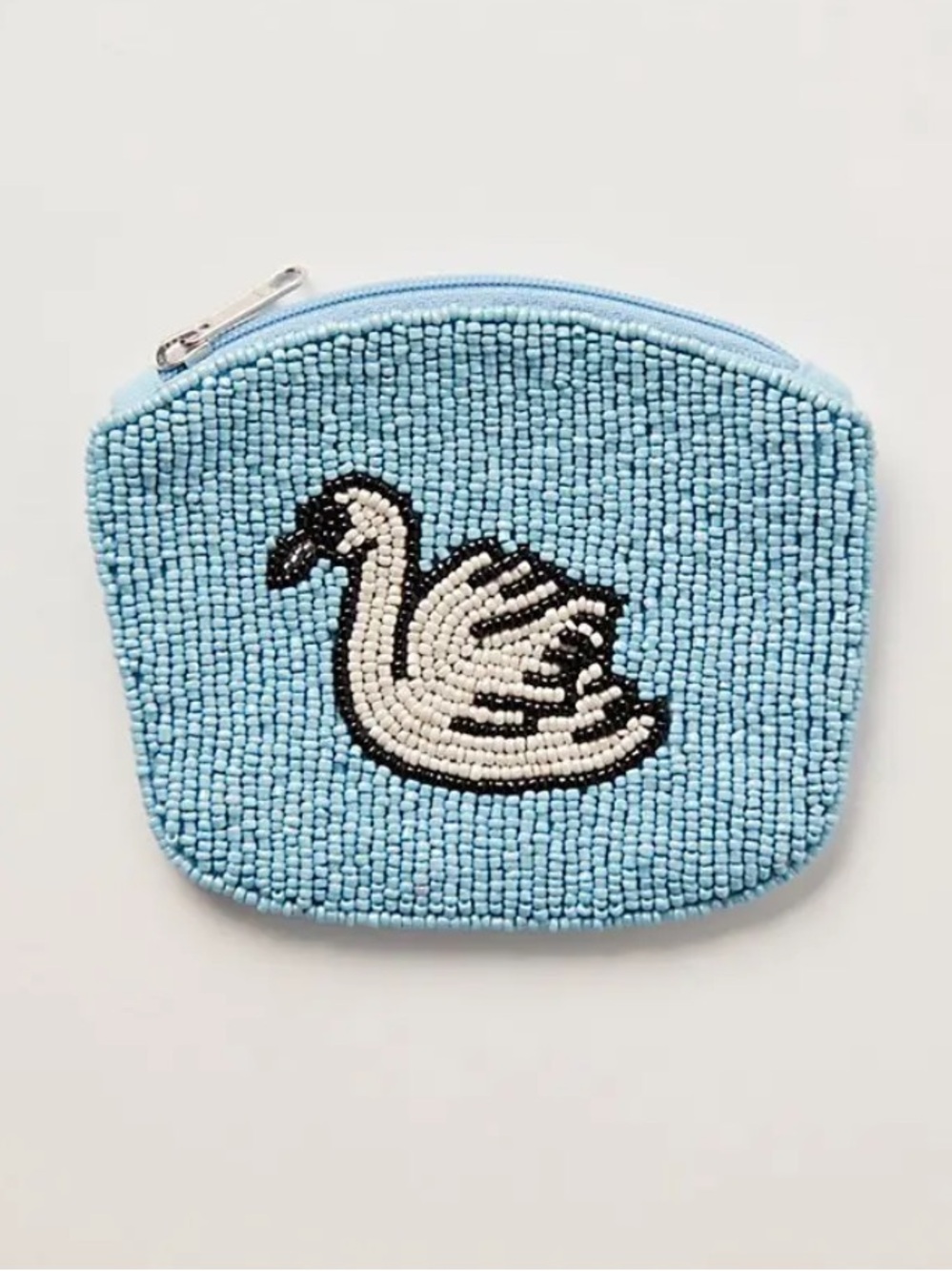 Free People Swan Lake breaded wallet blue NWT